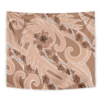 Hawaii Brown Hibiscus Pikake Lei Tapestry LT05 - Polynesian Pride