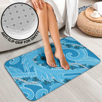 Hawaii Blue Hibiscus Pikake Lei Bathroom Set LT05 - Polynesian Pride