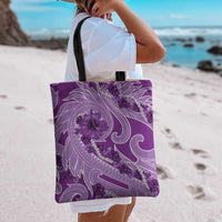 Hawaii Violet Hibiscus Pikake Lei Tote Bag LT05 - Polynesian Pride