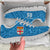 Custom Fiji Rugby Sneakers Fijian Tapa Pattern Blue Version LT05