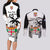 Custom Fiji Rugby Couples Matching Long Sleeve Bodycon Dress and Long Sleeve Button Shirts World Cup 2023 Fijian Tapa Pattern Black Version LT05 - Polynesian Pride