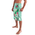 Hawaii Tropical Flowers Lavalava Polynesian Tattoo Mint Green