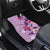 Hawaii Tropical Flowers Car Mats Polynesian Tattoo Lavender