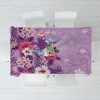 Hawaii Tropical Flowers Tablecloth Polynesian Tattoo Lavender LT05 Lavender - Polynesian Pride