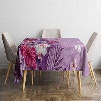 Hawaii Tropical Flowers Tablecloth Polynesian Tattoo Lavender LT05 - Polynesian Pride