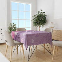 Hawaii Tropical Flowers Tablecloth Polynesian Tattoo Lavender LT05 - Polynesian Pride