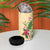 Hawaii Tropical Flowers 4 in 1 Can Cooler Tumbler Polynesian Tattoo Buttermilk