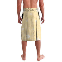 Hawaii Tropical Flowers Lavalava Polynesian Tattoo Buttermilk LT05 - Polynesian Pride
