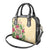 Hawaii Tropical Flowers Shoulder Handbag Polynesian Tattoo Buttermilk