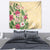 Hawaii Tropical Flowers Tapestry Polynesian Tattoo Buttermilk