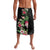 Hawaii Tropical Flowers Lavalava Polynesian Tattoo Black