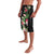 Hawaii Tropical Flowers Lavalava Polynesian Tattoo Black