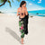 Hawaii Tropical Flowers Sarong Polynesian Tattoo Black