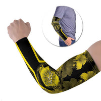 Niue The Rock Arm Sleeves The Island Of The Uga LT05 Set of 2 Black - Polynesian Pride