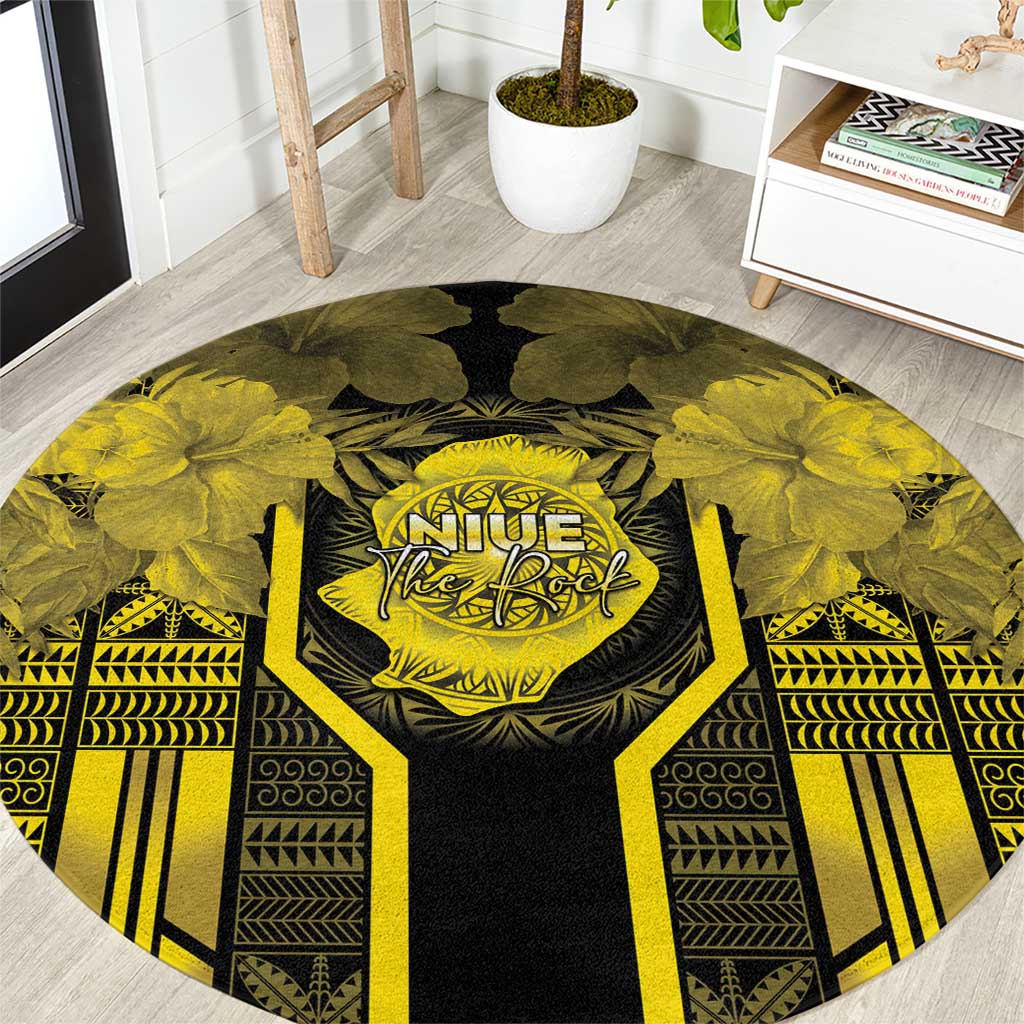 Niue The Rock Round Carpet The Island Of The Uga LT05 Black - Polynesian Pride