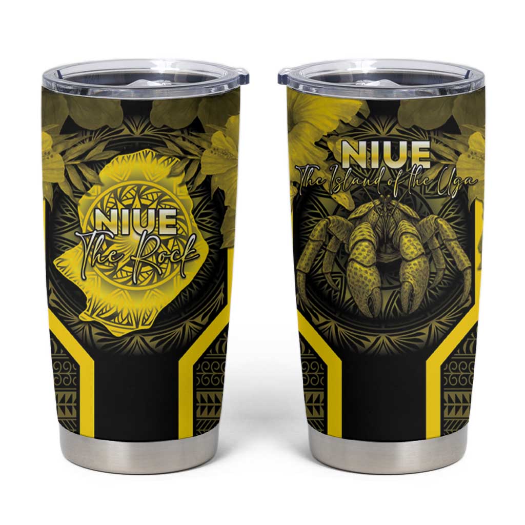 Niue The Rock Tumbler Cup The Island Of The Uga LT05 Black - Polynesian Pride