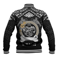 Personalized Shiba Inu Dog Baseball Jacket With Polynesian Heart Name Tags LT05 - Polynesian Pride