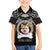 Personalized Shiba Inu Dog Family Matching Puletasi Dress and Hawaiian Shirt With Polynesian Heart Name Tags LT05 Son's Shirt Black - Polynesian Pride