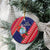 Guam Christmas Ceramic Ornament Felis Nabidat Guaman Seal With Poinsettia