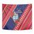 Guam Christmas Tapestry Felis Nabidat Guaman Seal With Poinsettia