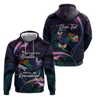 Personalised Polynesia Memorial Hoodie Always Remembered Dragonfly Polynesian Style LT05 - Polynesian Pride