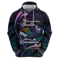 Personalised Polynesia Memorial Hoodie Always Remembered Dragonfly Polynesian Style LT05 - Polynesian Pride