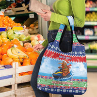 New Zealand Christmas Grocery Bag Funny Jet Ride Kiwi Xmas LT05 - Polynesian Pride