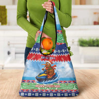New Zealand Christmas Grocery Bag Funny Jet Ride Kiwi Xmas LT05 - Polynesian Pride
