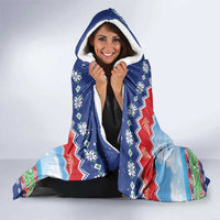New Zealand Christmas Hooded Blanket Funny Jet Ride Kiwi Xmas LT05 - Polynesian Pride
