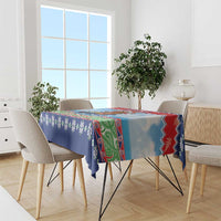New Zealand Christmas Tablecloth Funny Jet Ride Kiwi Xmas LT05 - Polynesian Pride