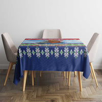 New Zealand Christmas Tablecloth Funny Jet Ride Kiwi Xmas LT05 - Polynesian Pride