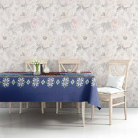 New Zealand Christmas Tablecloth Funny Jet Ride Kiwi Xmas LT05 - Polynesian Pride