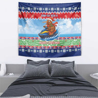 New Zealand Christmas Tapestry Funny Jet Ride Kiwi Xmas LT05 - Polynesian Pride