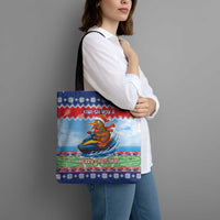 New Zealand Christmas Tote Bag Funny Jet Ride Kiwi Xmas LT05 - Polynesian Pride