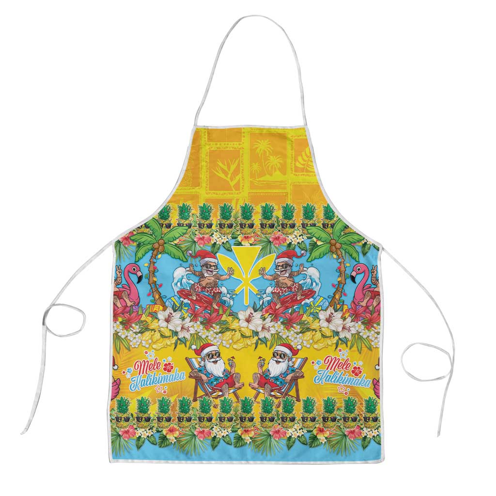 Hawaii Christmas Apron Mele Kalikimaka Tropical Vibes LT05 Colorful - Polynesian Pride