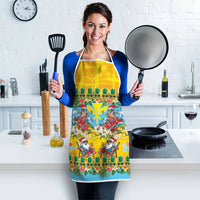 Hawaii Christmas Apron Mele Kalikimaka Tropical Vibes LT05 - Polynesian Pride