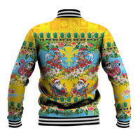 Hawaii Christmas Baseball Jacket Mele Kalikimaka Tropical Vibes LT05 - Polynesian Pride