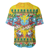 Hawaii Christmas Baseball Jersey Mele Kalikimaka Tropical Vibes LT05 - Polynesian Pride