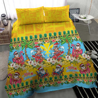 Hawaii Christmas Bedding Set Mele Kalikimaka Tropical Vibes LT05 - Polynesian Pride