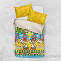 Hawaii Christmas Bedding Set Mele Kalikimaka Tropical Vibes LT05 US Twin 172cm x 218cm Colorful - Polynesian Pride