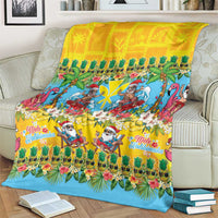 Hawaii Christmas Blanket Mele Kalikimaka Tropical Vibes LT05 - Polynesian Pride