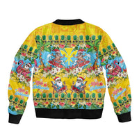Hawaii Christmas Bomber Jacket Mele Kalikimaka Tropical Vibes LT05 - Polynesian Pride