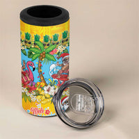 Hawaii Christmas 4 in 1 Can Cooler Tumbler Mele Kalikimaka Tropical Vibes LT05 - Polynesian Pride