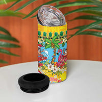 Hawaii Christmas 4 in 1 Can Cooler Tumbler Mele Kalikimaka Tropical Vibes LT05 - Polynesian Pride