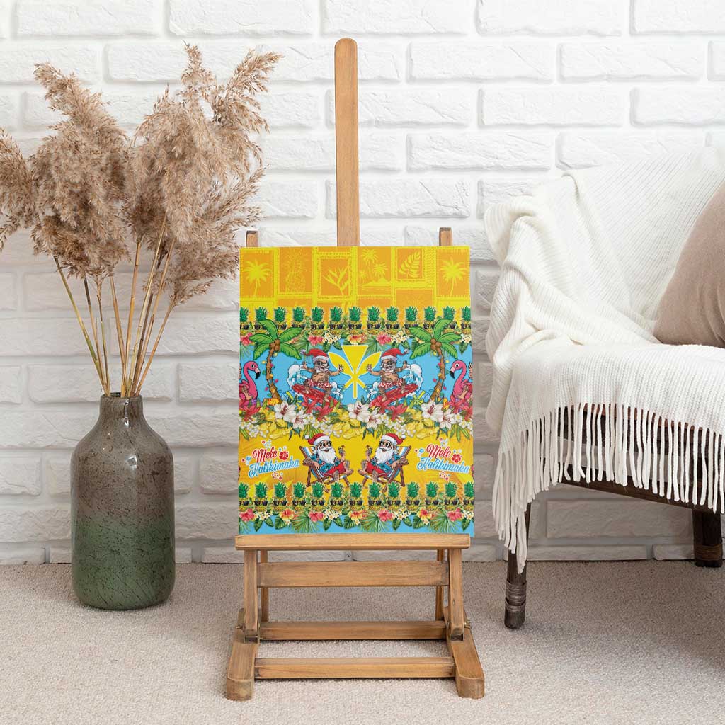 Hawaii Christmas Canvas Wall Art Mele Kalikimaka Tropical Vibes LT05 - Polynesian Pride