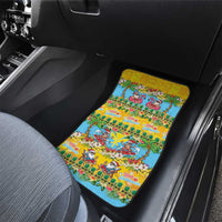 Hawaii Christmas Car Mats Mele Kalikimaka Tropical Vibes LT05 - Polynesian Pride