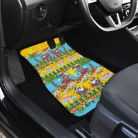Hawaii Christmas Car Mats Mele Kalikimaka Tropical Vibes LT05 - Polynesian Pride