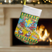 Hawaii Christmas Stocking Mele Kalikimaka Tropical Vibes LT05 Set of 2 Colorful - Polynesian Pride