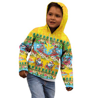Hawaii Christmas Kid Hoodie Mele Kalikimaka Tropical Vibes LT05 - Polynesian Pride