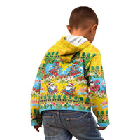 Hawaii Christmas Kid Hoodie Mele Kalikimaka Tropical Vibes LT05 - Polynesian Pride